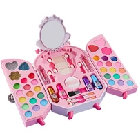 Wardrobe children's makeup bag girl, princess truly washable, pretending to play with makeup set toys, non-toxic and safe 6
