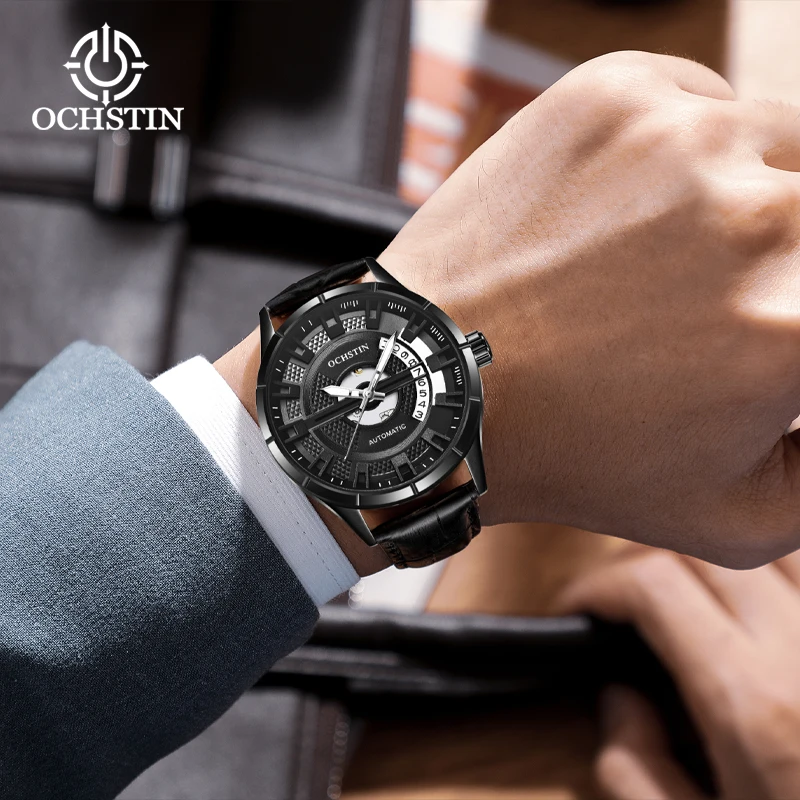 Ochstin New 2024 Master Series Business Luxury Waterproof Watch Fully Automatic Mechanical Movement Men's Mechanical Watch