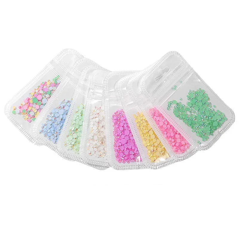 1 Pack Luminous Crystal Mixed Size SS6-SS20 Nail Art Rhinestone Decorations 3D Glitter Diamond Jewelry Glow In The Dark 8 Colors