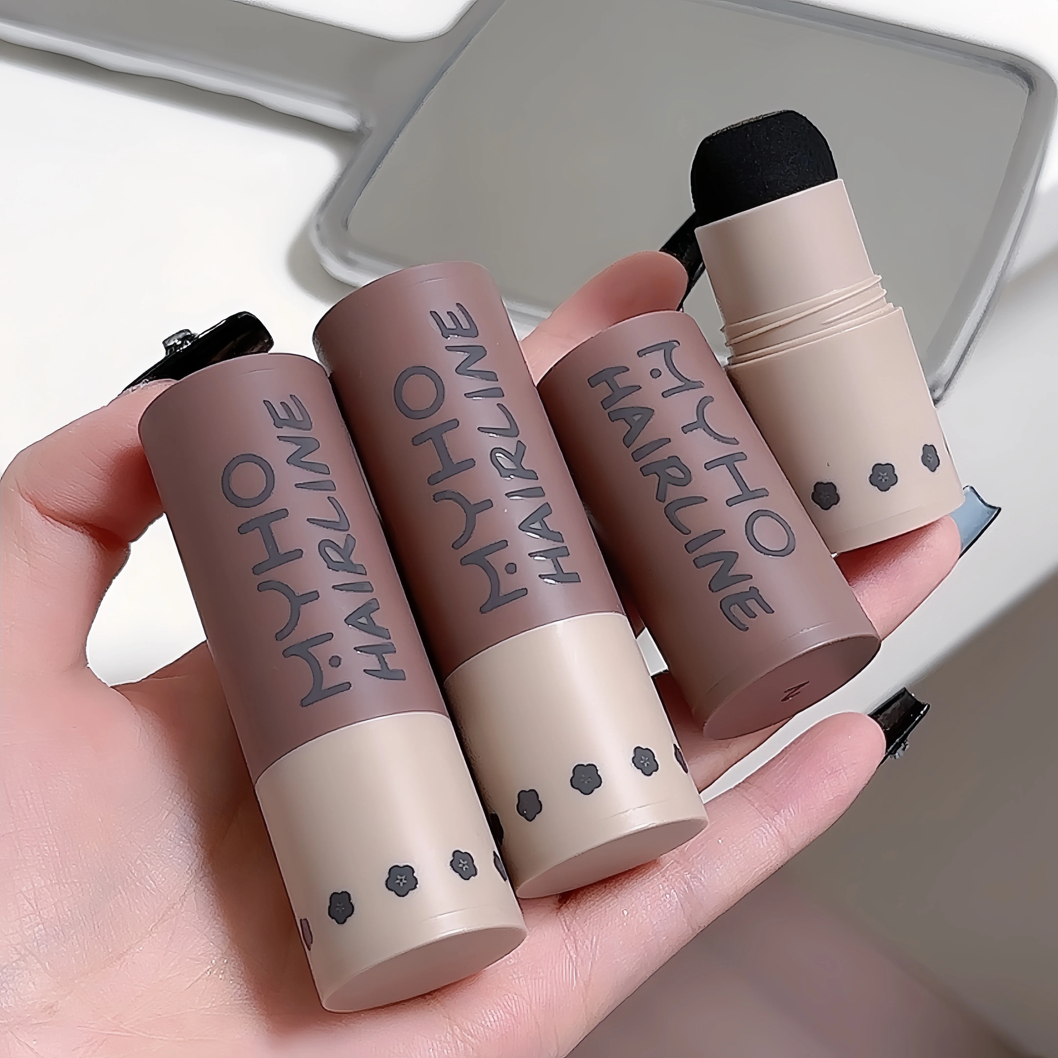 Face Powder Hairline Powder Waterproof And Anti-Sweat Filling Artefact Repair Seam Finishing Cover Powder Shade Natural Toning
