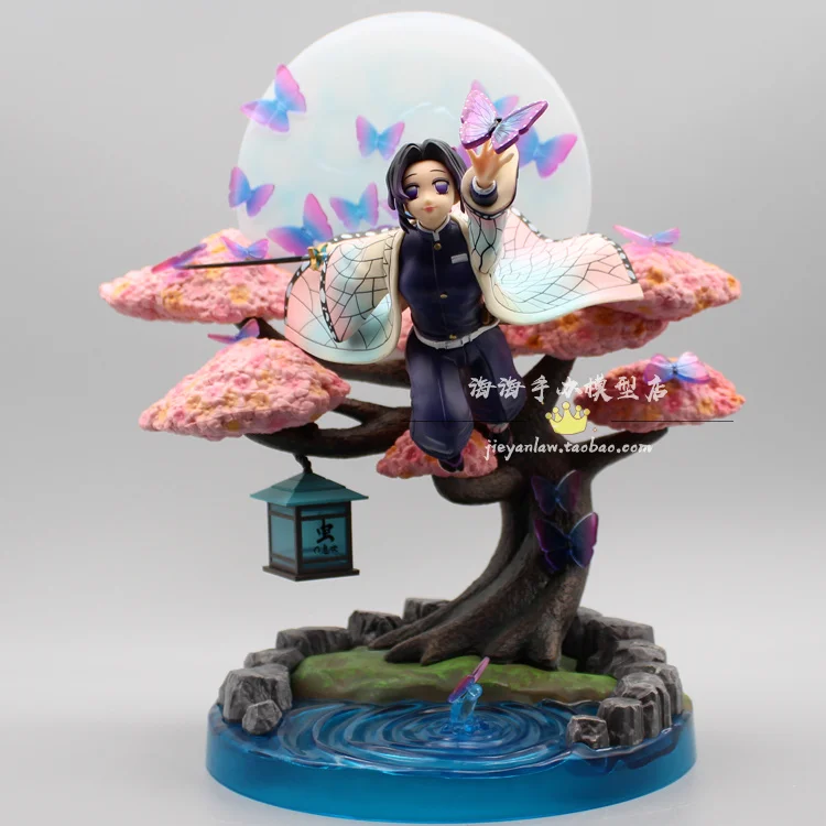 

36cm Demon Slayer Butterfly Ninja Anime Figure GK Kamado Nezuko Kochou Shinobu Action Figure Kochou Shinobu Figurine Doll Toys