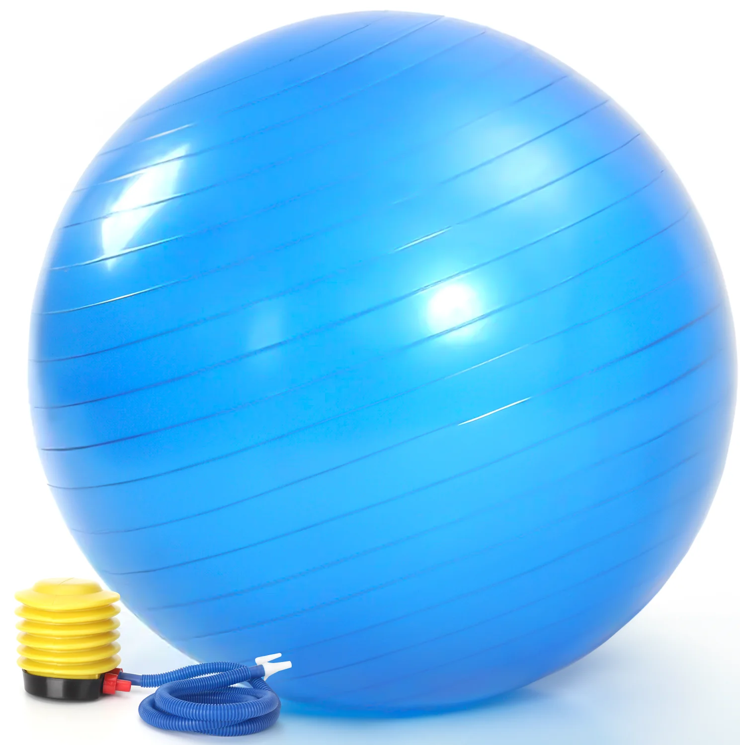 Yoga ball Pilates ball PVC thick balance ball, suitable for yoga exercise, weight loss, shape burning fat and so on