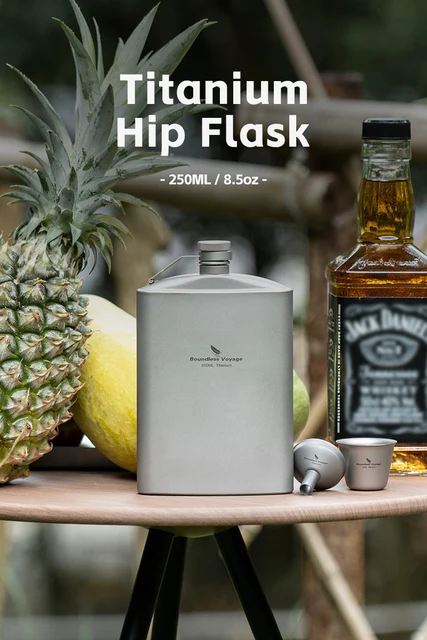 Flacon en acier inoxydable 7 onces vin Hip Flask Voyage Alcool Liqueur  Petit Portable Mini Bouteille