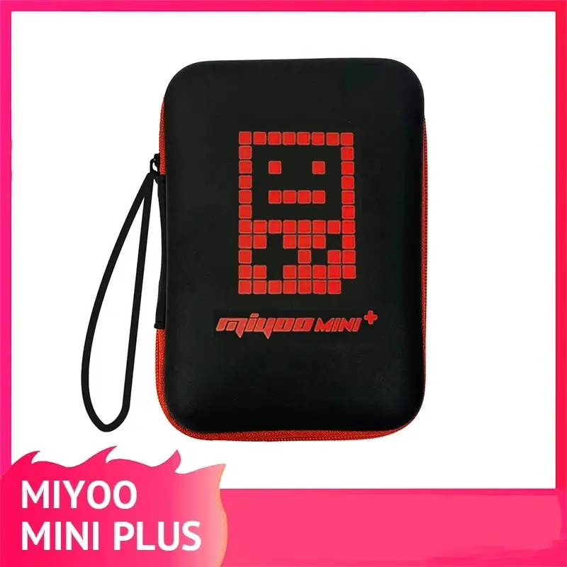 Game Console Case Miyoo Mini Plus Protective Case Suitable for Miyoo Retro Handheld Portable Storage Bag Dustproof Anti-fall