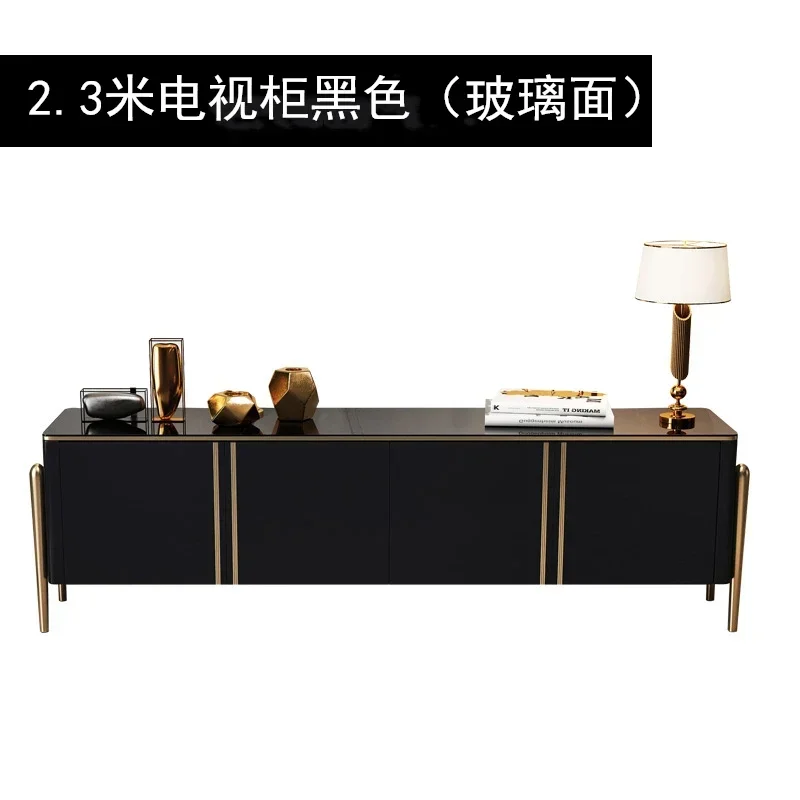 zxqXZQLライト高級岩板テレビキャビネットコーヒーテーブル組み合わせ