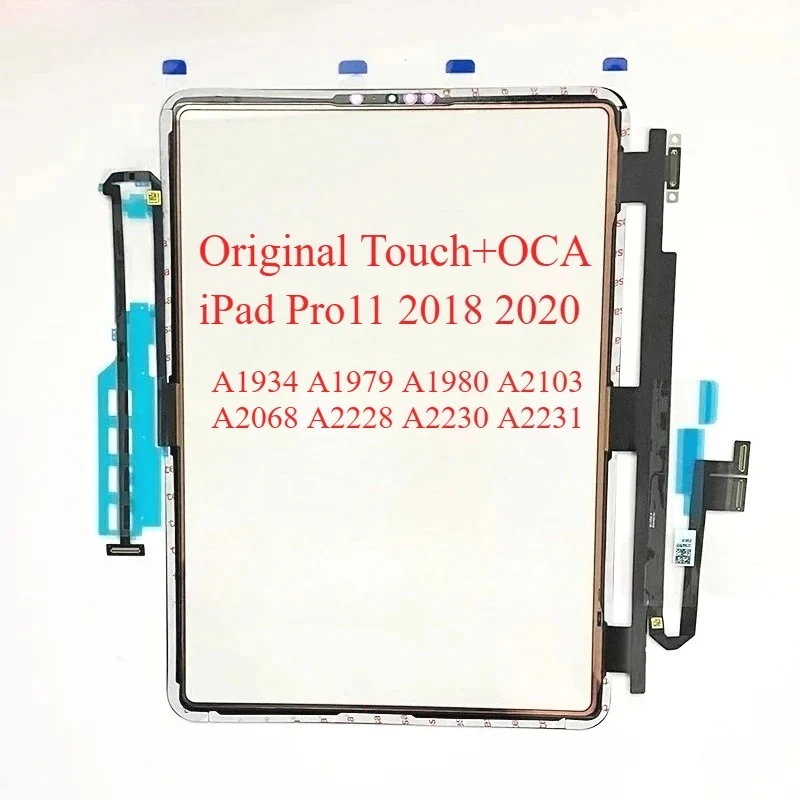 Ori Glass Touch Screen Digitizer With OCA Frame Sticker For iPad