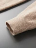 New Men's 100% Merino Wool Turtleneck Pullover Cashmere Sweater Thick Warm Jumpers Quality Soft Casual Smart Knitwear Basic Tops 5