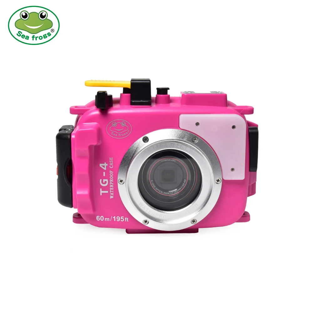 Seafrogs Scuba Diving Camera Case Cover For Olympus Tg 4 Underwater Photography Equipment Waterproof Camera Housing 2022