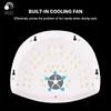 NOQ Nail Dryer 90W UV LED Lamp For Nails Drying Gel Polish 45Pcs Leds Dryer Fan Manicure Machine Nail Tools 3