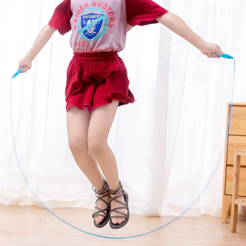 Jump rope 8Pcs plastic skipping rope kid toys toddler outdoor exercising kids abs fitness