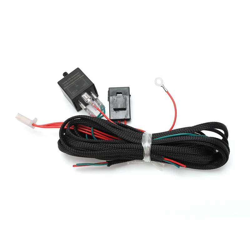 MOTORCYCLE INDICATOR WIRING LOOM HARNESS KIT 12 VOLT NO INDICATORS UNIVERSAL motorcycle light motorcycle led lights motorcycle turn signal lights motorcycle turn signal