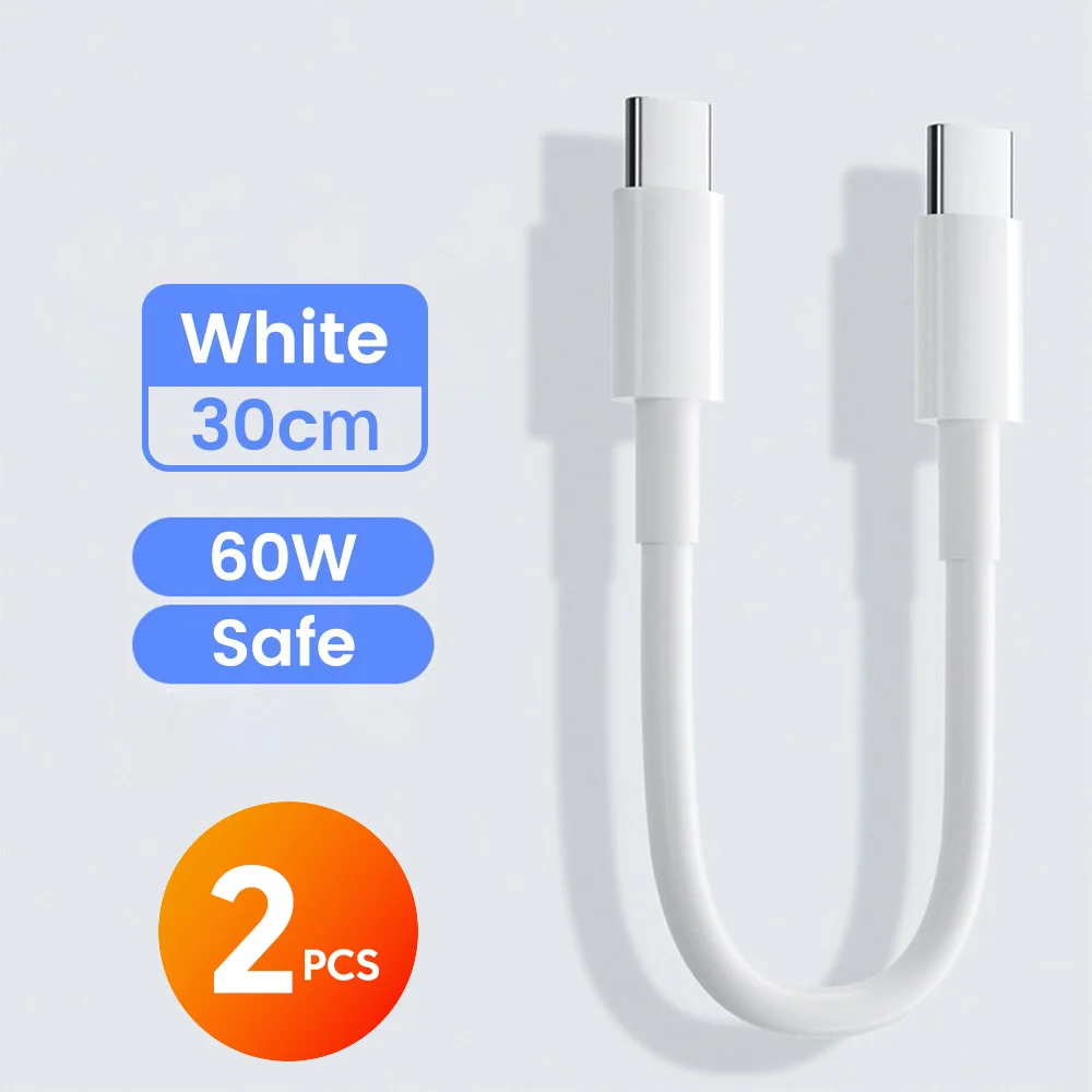 ตัวเลือกสินค้า สายชาร์จ USB-C เร็วแรง 0.28 เมตร ชาร์จ PD60W ได้ทุกแบรนด์