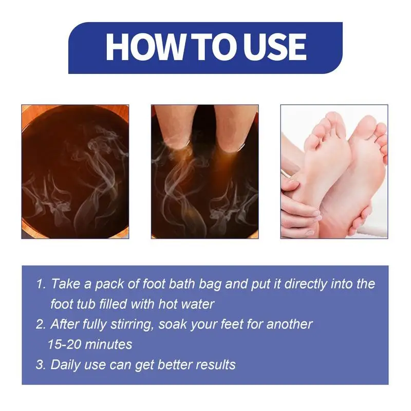Foot Soak Salt Epsom Salts Pedicure Salt 10pcs For Soaking Feet