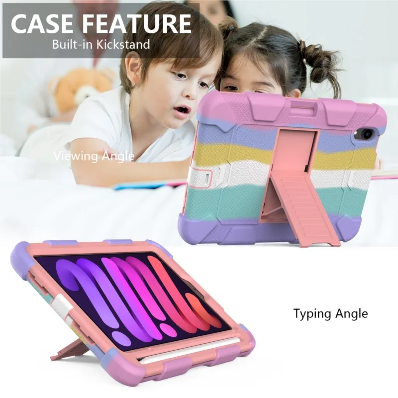 Case For Ipad Mini 6 8.3 Inch 2021 A2567 A2568 A2569 Shock Proof Full Body Kids Children Safe Non-toxic Tablet Cover