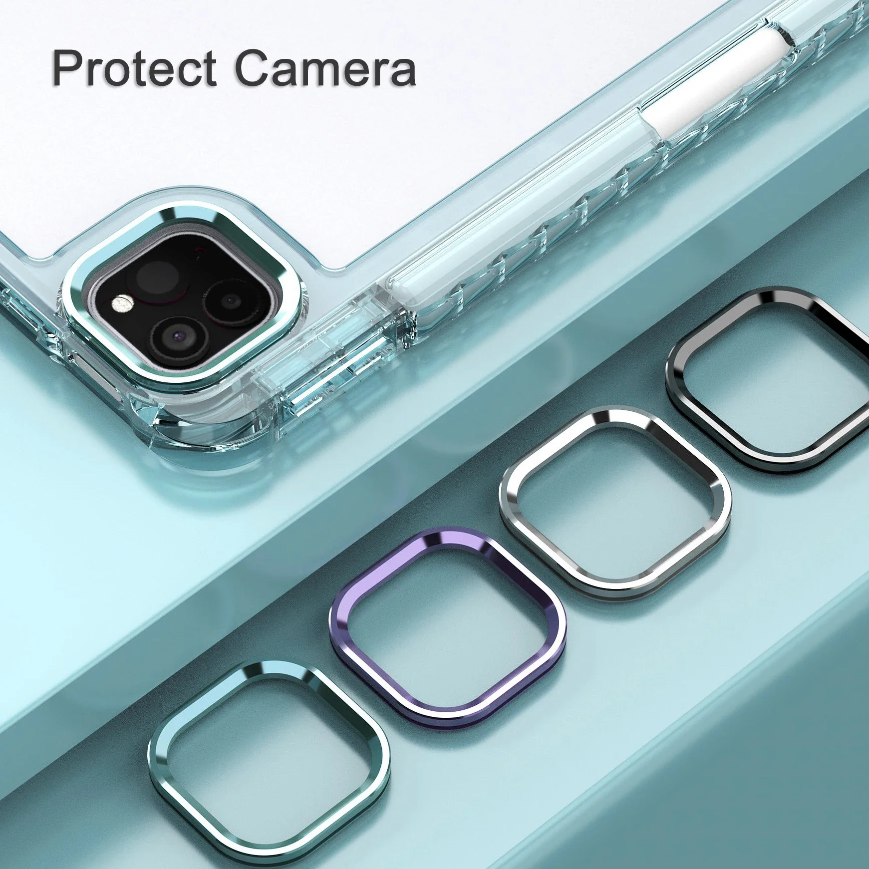 Ultra-Durable Clear Transparent Tablet Case - Shockproof Soft Protective Cover