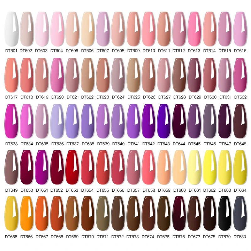 Gel Nail Polish Set 6pc Nail Gel Polish Set DIY Nail Art Semi Permanent UV LED Gel Kit For Nails Decoration Manicure Soak Off Painting Vernis Design