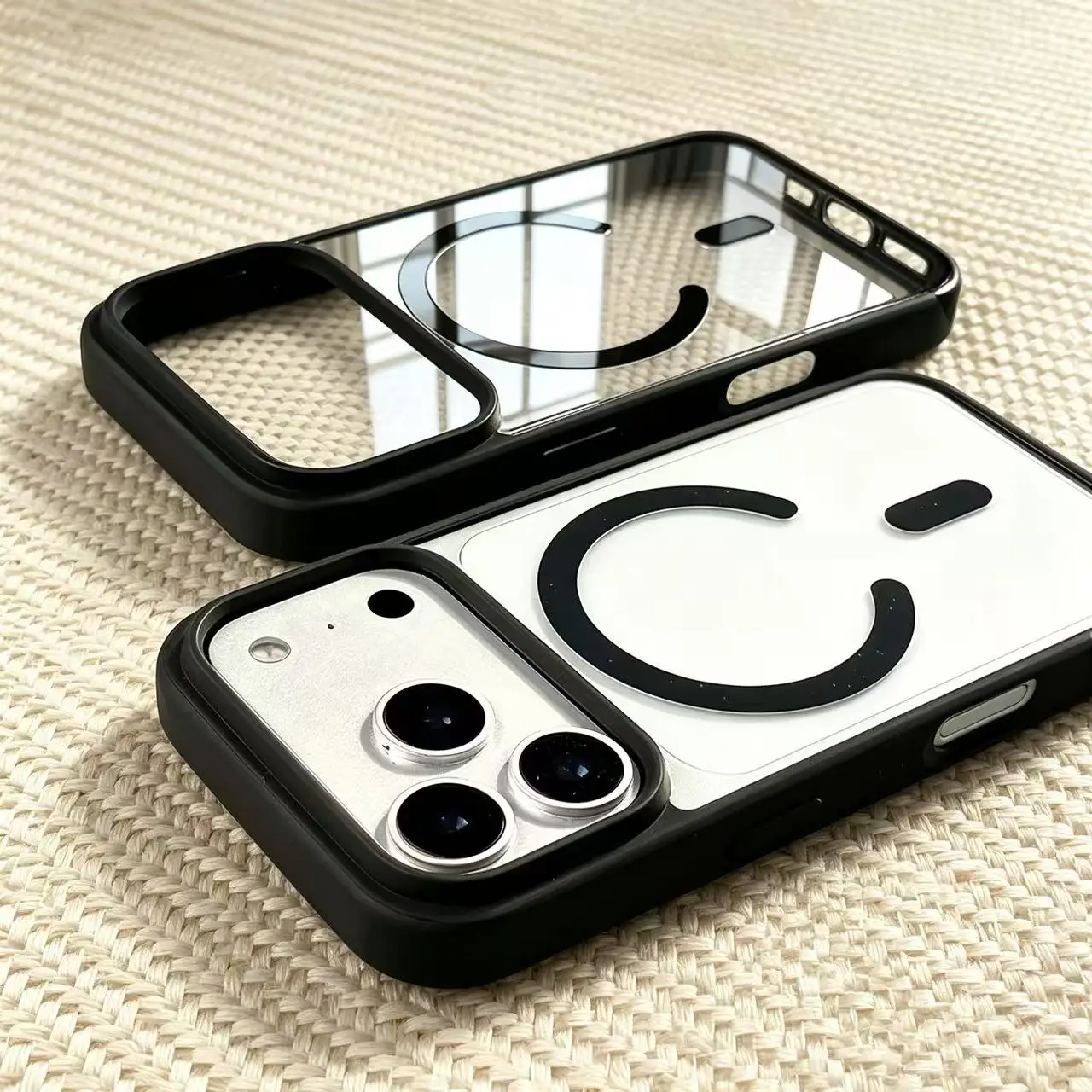 Sleek Magnetic Transparent Acrylic Phone Case