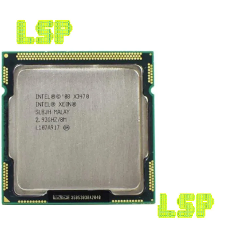 

Процессор Intel Xeon X3470, бывший в употреблении 8M, 2,93 ГГц, SLBJH, LGA 1156, ЦПУ, который работает AL 100%