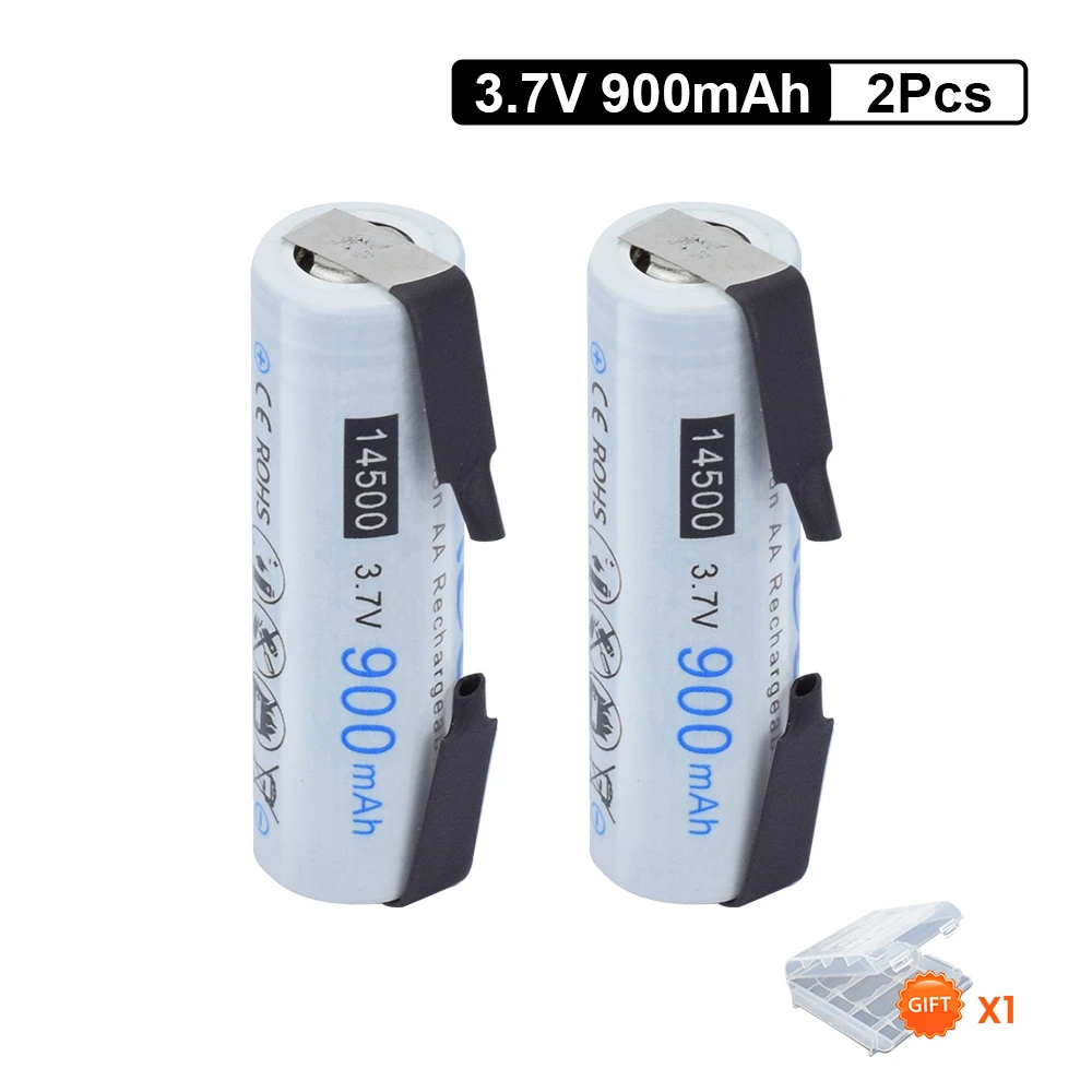 Pile Rechargeable GTF 14500 – Li-ion 3,7V 900mAh Avec Languettes à Souder