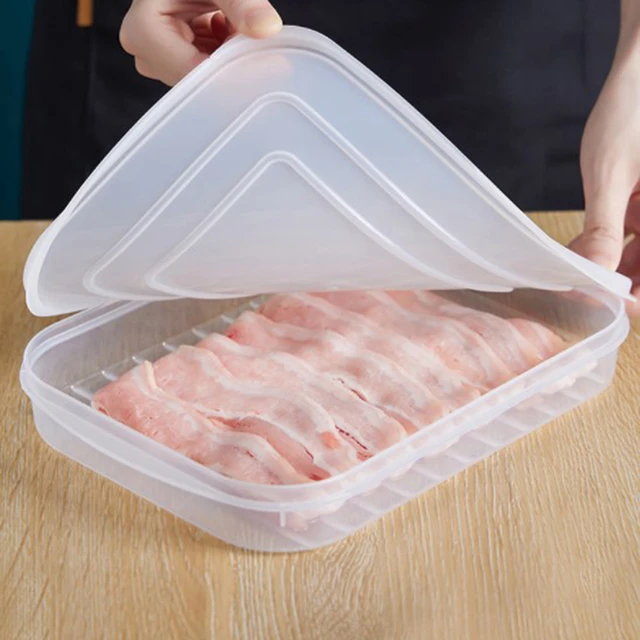 Storage Case Refrigerator Fish Meat Holder Box Fridge Protect Vegetables Container  Organizer Storage Bins Kitchen Plastic Box - AliExpress