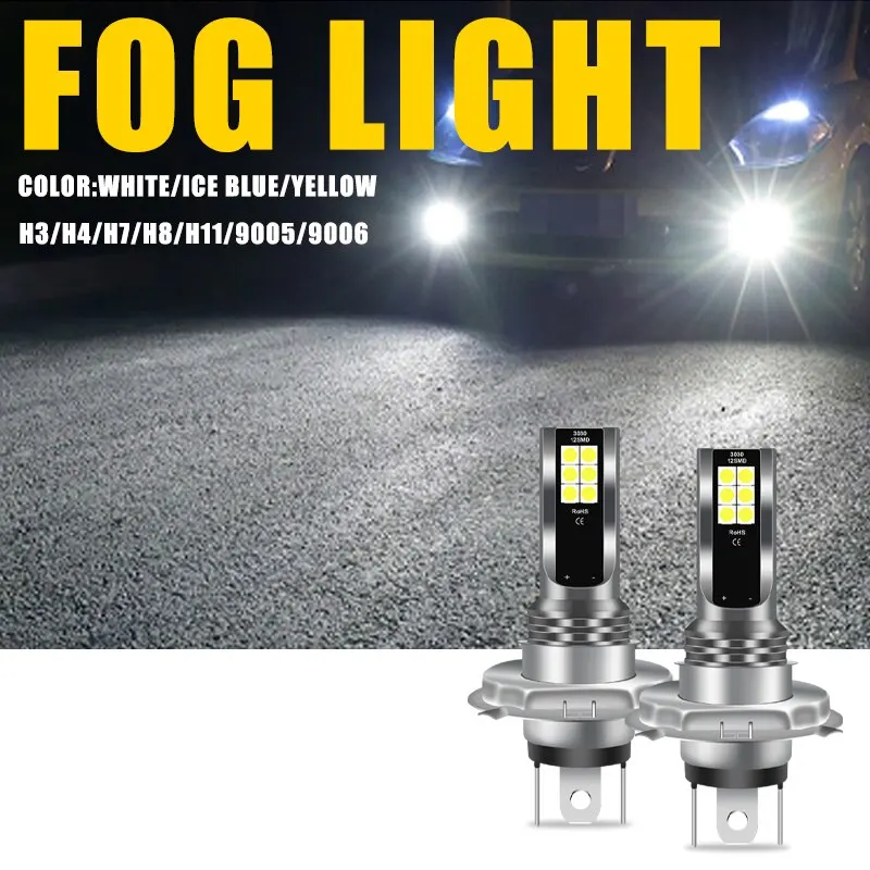 

9005 Hb3 9006 Hb4 12smd Led Lamp H4 H7 H11 H8 H9 Car Fog Light For Jeep Patriot 881 Fog Lights Golf V Gti H3 Led Bulbs