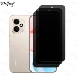 Premium Privacy Screen Protector with Anti - Spy Tempered Glass and Camera Lens Film, 6.55 inch for Honor 400 Global (3 Front Glass)