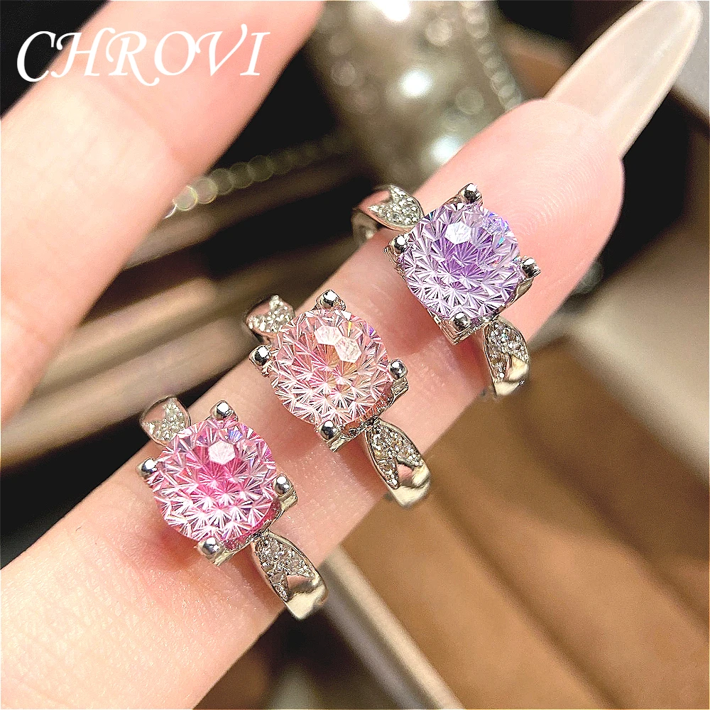 Nuovo Anello da Donna 2026 alla Moda, Lusso Leggero, in Argento Sterling 925 Scintillante, con Diamanti, Versatile - immagine 2