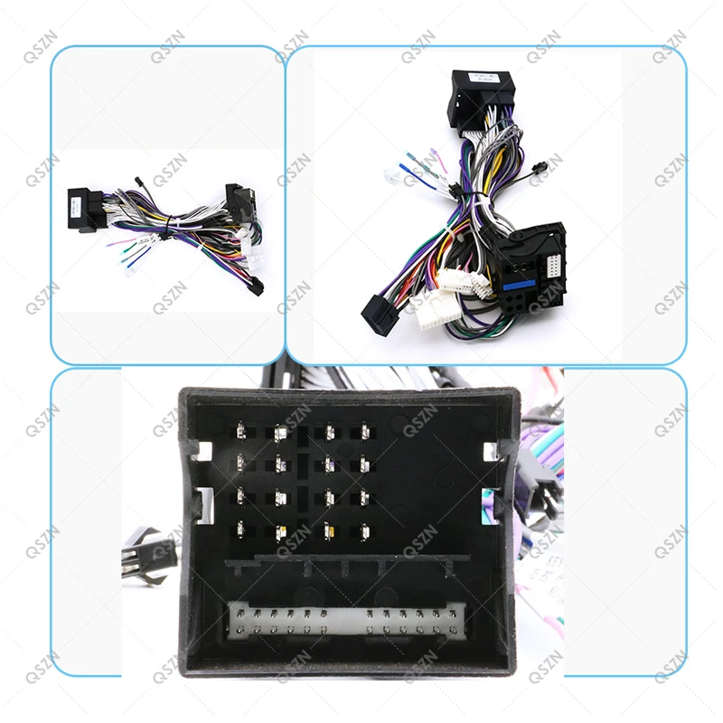 9 Car radio Installation Fascias Panel For Benz GLK 2013-2015 harness Power cable Canbus box Audio Dash Fit Panel Da