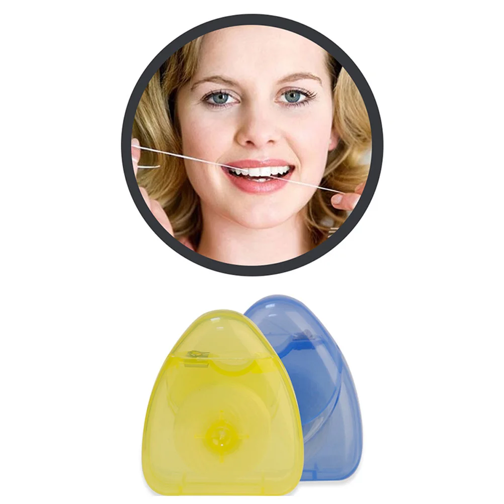 50m Micro Wax Peppermint flavor Dental Flosser Interdental Brush Teeth Stick Toothpicks Floss Pick Oral Care Hygiene Clean Wire