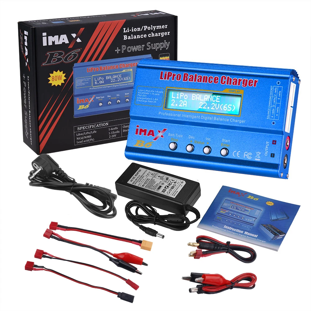 RC Charger Adapter for Lipo NiMh Li-ion Ni-Cd Battery