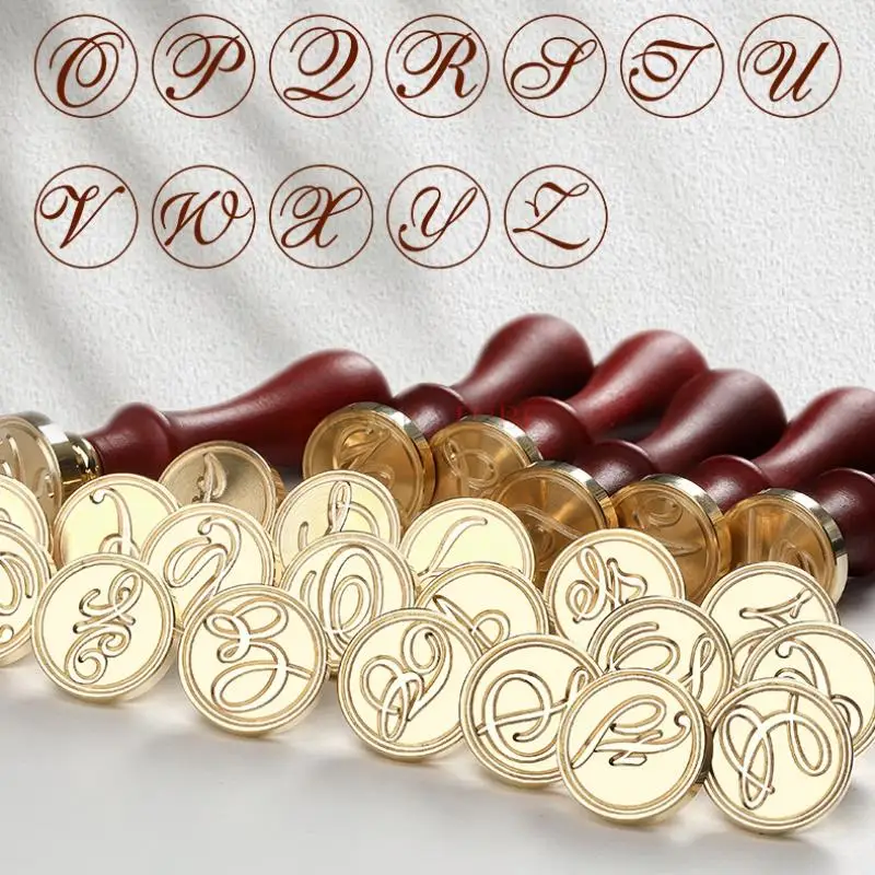 Wreath Dog Wax Seal Stamp - Brass Seal With Wooden Handle For - View #11