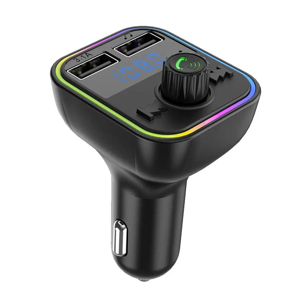 12V 24V Car Bluetooth FM Transmitter Bluetooth Car Adapter Dual