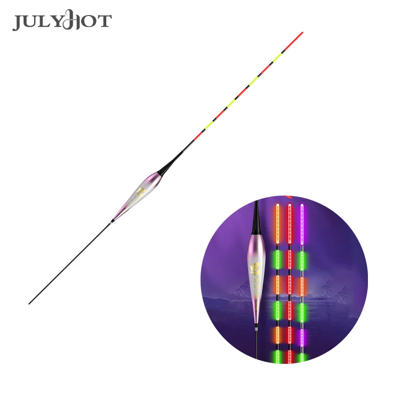 

Высокочувствительный электронный дрейф, меняющий цвет, светящийся дрейф, дневной и ночной двухдиапазонный гравитационный датчик Bighead Carp Floatin