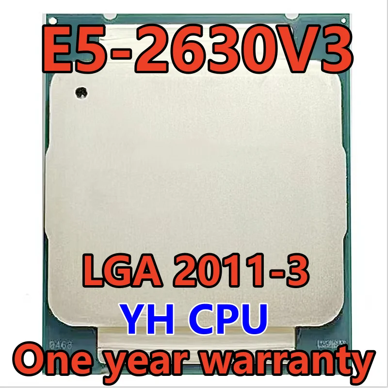 Процессор E5 2630 V3 2630V3 2,4 ГГц 20 МБ 8 ядер 85 Вт Разъем LGA 2011-3 SR206 E5-2630 V3