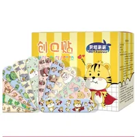 Cartoon Pattern Waterproof Hemostasis Band Aid Stickers for Kids Adhesive Bandage Wound Plaster First Aid Emergency Kit 2