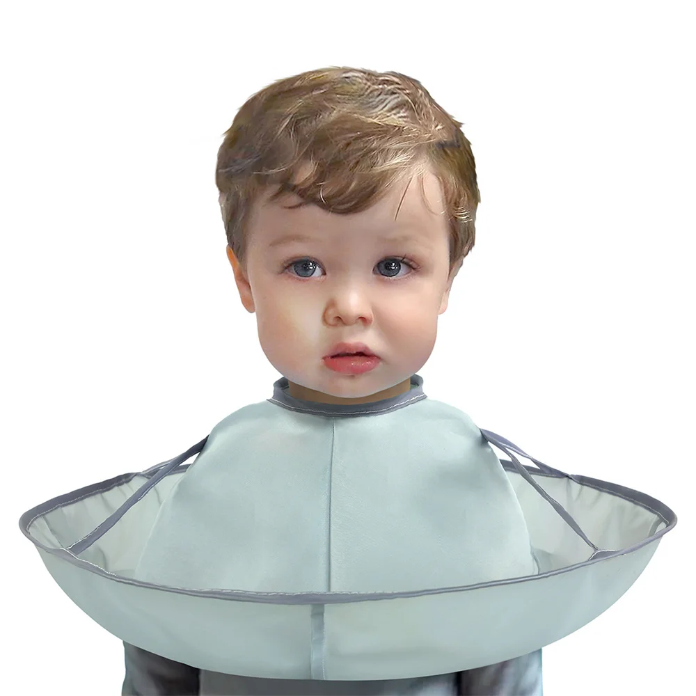 Description Picture 3 of item1~5PCS Hair Cutting Cloak Umbrella Capes Cutting Cloak Wrap Hair Shave Apron Hair Barber Gown Cover Household Cleaning Protecter