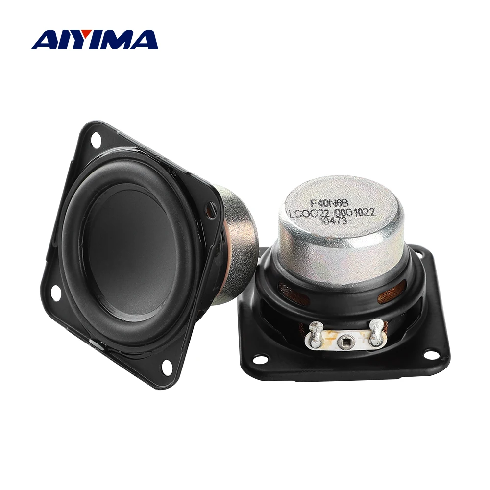 Wireless bluetooth speaker AIYIMA 2Pcs 1.75 Inch Neodymium Full Range 4 Ohm 15W Home Theater Loudspeaker DIY Wireless Bluetooth Mini Speaker