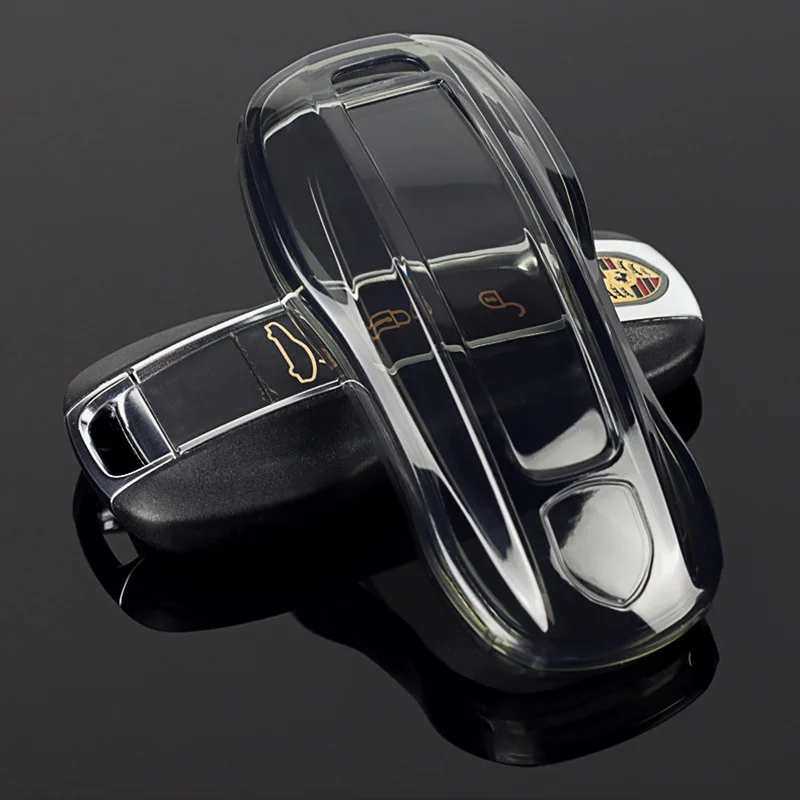 Ontto Autoschlüssel Hülle Schutzhülle Cover Passt Für Porsche Cayenne