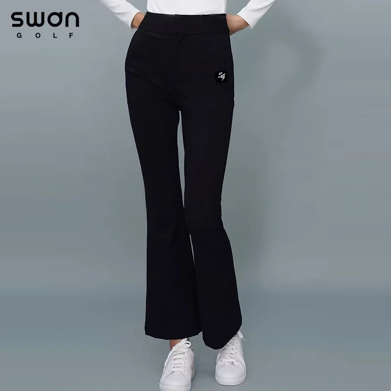SG Golf Pants Women Autumn Winter Thick High Waist Trousers Korean Sports Slim Warm Long Pants Ladies Golf Clothing