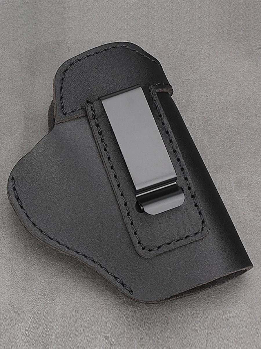 

Уличная тактическая кобура Glock G17 из воловьей кожи с креплением на талию, невидимая быстросъемная кобура из искусственной кожи