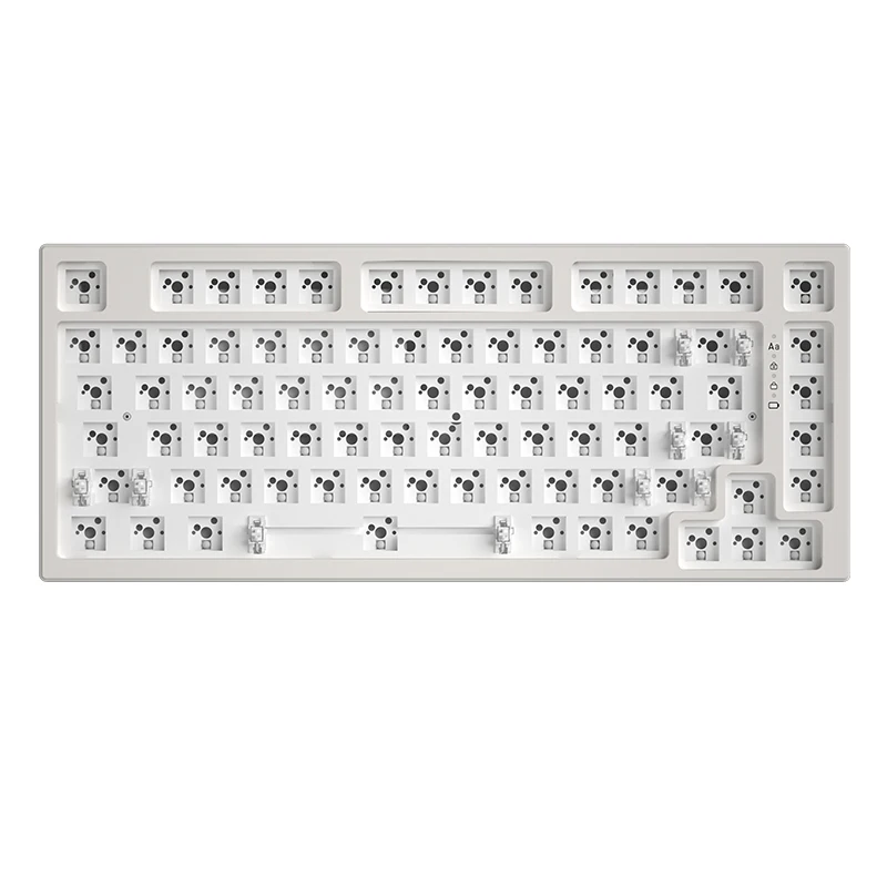 Yunzii yz75 pro custom diy 2,4 Hot Swap able drahtlose mechanische Tastatur Barebone-Kit, mit RGB-Hintergrund beleuchtung, bt5.0/g/USB-C