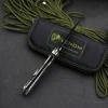 Kevin John New Venom T S30V Blade Titanium Alloy+Carbon Fiber Handle Outdoor Camping Hunting Pocket Knife EDC Tool 3