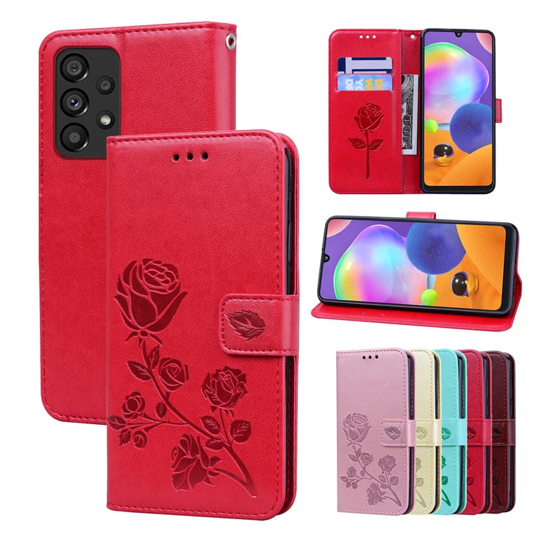 

Кожаный чехол-книжка для Samsung Galaxy A53 A33 A23 A13 A03S A03 Core A22 A22S A02 A02S A12 A32 A42 A52