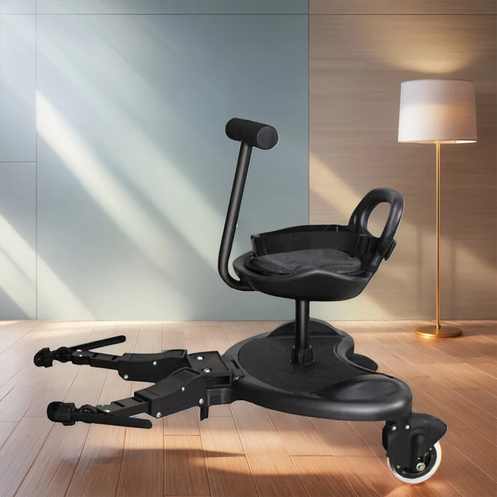 Baby Stroller Pedal Adapter Auxiliary Trailer Footrest