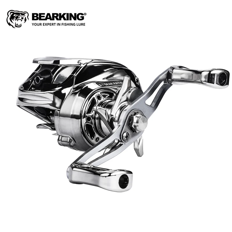 Bearking Casting Reel for Fishing 6.3:1 Ratio 198g Magnetic Brake Fishing Reel Fresh-Saltwater Wheel Accessories Goods