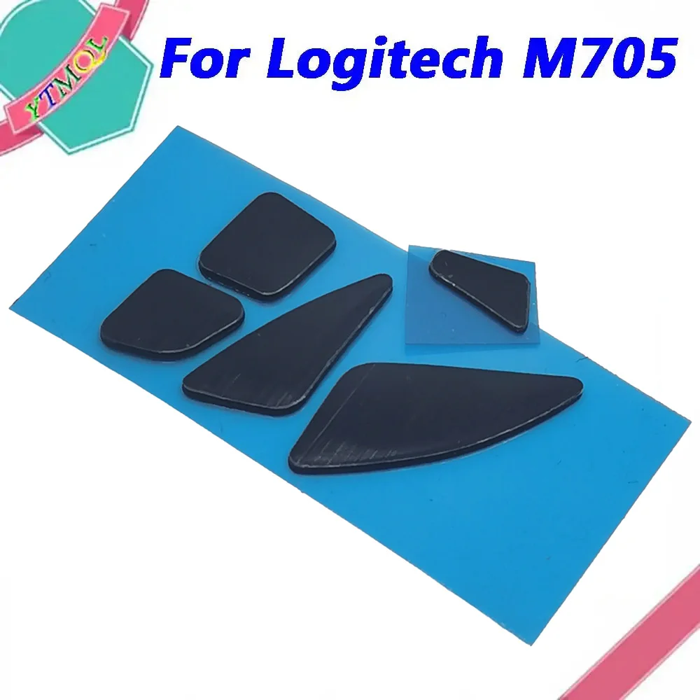 

Hot sale 2-10set Mouse Feet Skates Pads For Logitech M705 wireless Mouse White Black Anti skid sticker replacement Connector