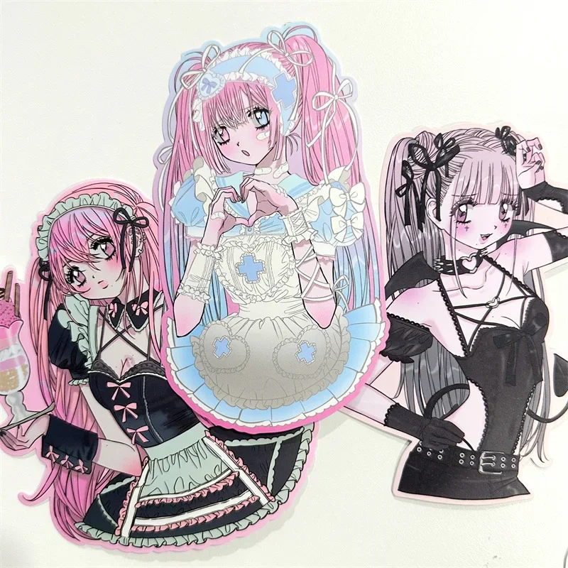 10 ملصقات شخصيات،