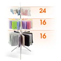 Stainless Laundry Folding Drying Rack Clothes Towel Dryer Hanger Stand 2