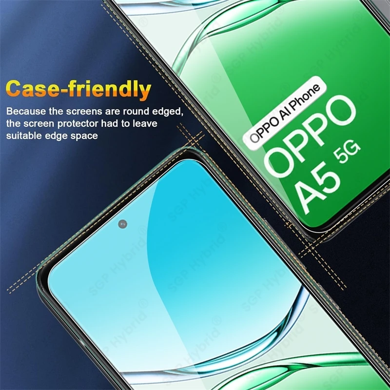 Premium 9H Clear Tempered Glass Screen Protector Case