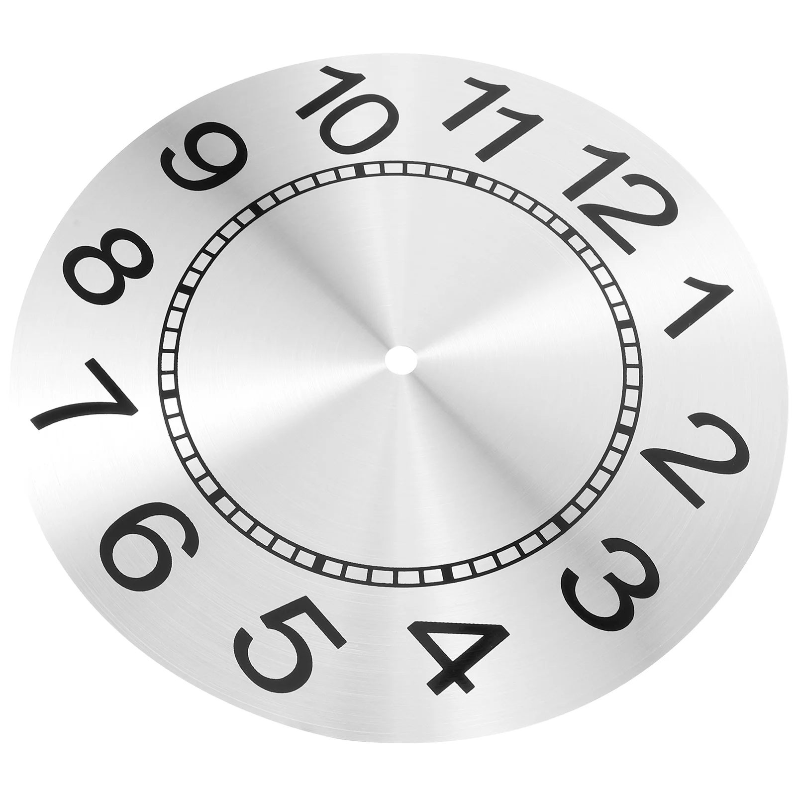 Clock Dial Metal Replacement Wall Clocks Handmade Materials for DIY Aluminum Face 5